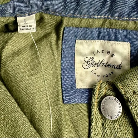 Jachs Girlfriend Ladies’ Olive Large Quilted Chore Jacket - Picture 10 of 16